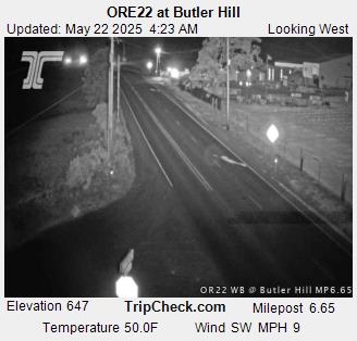 Traffic Cam ORE22 at Butler Hill